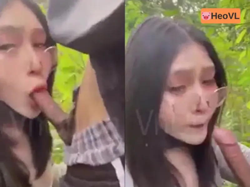 đi dã ngoại tiện làm bạn gái tình ở trong rừng